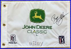 BRYSON DeCHAMBEAU Signed Autographed John Deere Classic Pin Flag, Deere Run, JSA