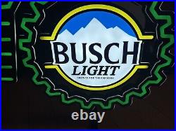 Big John Deere Busch Light Farm Tractor LED Beer Bar Neon Sign Dimmer
