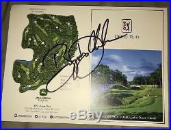 Bryson Dechambeau TPC John Deere Signed Autograph Scorecard Site First PGA Win