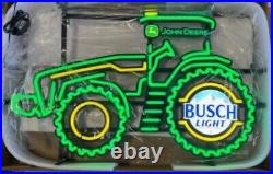 Busch Light Beer John Deere TRACTOR LED Sign'For The Farmers'? SHIPS FAST