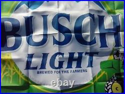 Busch Light Brewed For The Farmers John Deere Tractor Banner Flag 3' x 5' FT