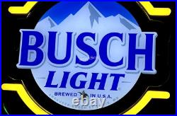 Busch Light John Deere Farm Tractor Beer Neon Sign Light Lamp 31