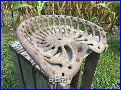 Cast Iron Tractor Seat, Country Farm Implement Sign Fits John Deere Champion a26