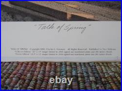 Charles Peterson Talk of Spring Ltd. Ed. John Deere Print 659/2500 Mint Cond