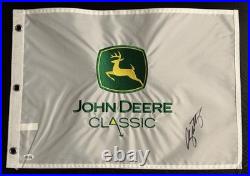 Chris Gotterup Signed John Deere Classic Pin Flag JSA COA 2026 Champion Golf