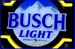 Custom Farms John Deere Tractor Customized Busch Light LED Neon Sign With Dimmer