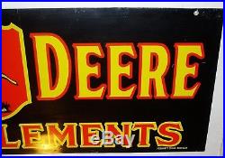 DC Vintage John Deere Farm Implements Sign, Veribrite Signs, Chicago, 36 x 12