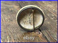 DEERING HARVESTER CO. CHICAGO Horse Drawn Farm Equipment advertising button