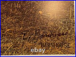 Dave Barnhouse Bragging Rights Signed Print 32 x 21 John Deere Farmall Themed