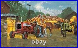 Dave Barnhouse Horse Power Master Canvas #6/195 Rare Farmall Deere Tractor