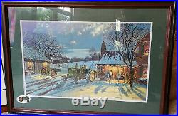 Dave Barnhouse The Warmth of Home John Deere theme signed/numbered print