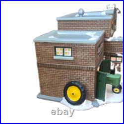 Dept 56 Abner's Implement John Deere #5655052 Vintage Snow Village Sign Lights