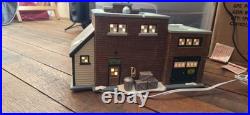Dept 56 Abner's Implement John Deere #5655052 Vintage Snow Village Sign Lights