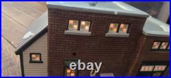 Dept 56 Abner's Implement John Deere #5655052 Vintage Snow Village Sign Lights