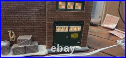Dept 56 Abner's Implement John Deere #5655052 Vintage Snow Village Sign Lights