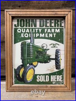 Desperate Enterprises, John Deere, Quality Farm Equipment, Sold Here, Tin Sign