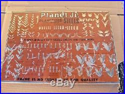Early Planet Jr. Planetized Steels Sweeps Furrowers Plow Tin Advertising Sign