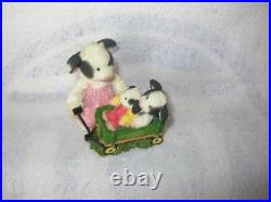 Enesco Mary's Moo Moos, John Deere Signage Series 1999 B/N/I/B RARE LAST SET Enesco Mary's Moo Moos, John Deere Signage Series 1999 B/N/I/B RARE LAST SET