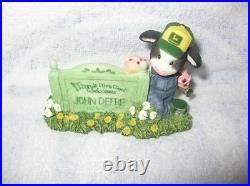 Enesco Mary's Moo Moos, John Deere Signage Series 1999 B/N/I/B RARE LAST SET Enesco Mary's Moo Moos, John Deere Signage Series 1999 B/N/I/B RARE LAST SET