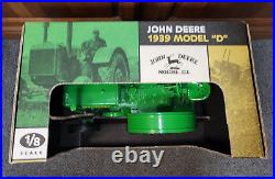 Ertl John Deere 1939 Model D 1/8 Scale RARE SIGNED by Joseph L Ertl
