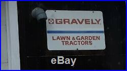 GRAVELY Dealership Sign2 SIDEDHANGING Lawn & Garden TractorLARGE