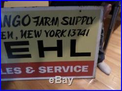Gehl sales and service sign original