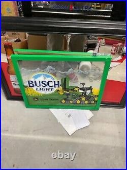 Genuine Busch Light John Deere Farming Tractor Mirror