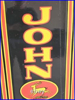 Giant Vintage John Deere Porcelain Sign Quality Farm Tractor Equipment 48 X 18 Giant Vintage John Deere Porcelain Sign Quality Farm Tractor Equipment 48 X 18