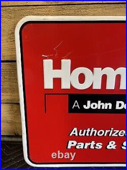 Homelite John Deere Chainsaws Vintage Metal Advertising Sign Farm Tractor Signs