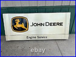 Huge John Deere Electric Sign, shop sign, John Deere Collectibles, lighted