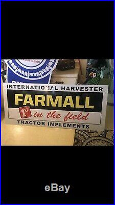 INTERNATIONAL FARMALL IH SIGN 6 Ft FARM ADVERTISING VINTAGE LOOK JUMBO