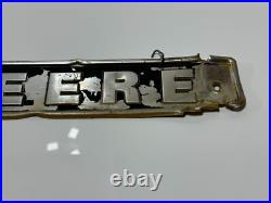 JOHN DEEREE Vintage 24 Name Plate Metal Sign, Emblem, Badge Advertising Sign
