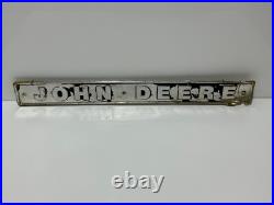 JOHN DEEREE Vintage 24 Name Plate Metal Sign, Emblem, Badge Advertising Sign