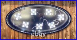 JOHN DEERE 32 x 15 x 4 Backlit Led Lighted Oval SIGN