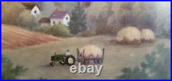 JOHN DEERE A Family Affair Hard to Find, Matted, Framed LITHOGRAPH, Signed