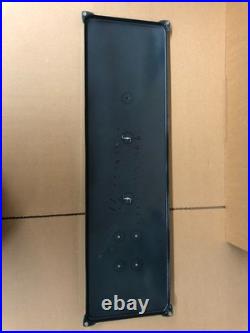 JOHN DEERE Advertising Thermometer Porcelain Enamel Steel Sign (Mounting Ears)