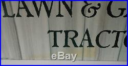 JOHN DEERE Dealership Sign2 SIDEDHANGING Lawn & Garden TractorLARGE 36 x30
