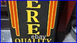 JOHN DEERE QUALITY FARM EQUIPMENT porcelain Sign Implements Dealership Sales