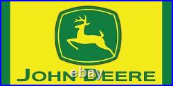 JOHN DEERE TRACTOR Equipment Logo Garage Shop Quality Vinyl Banner Sign 8 x 4