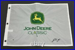 Jackson Koivun Signed John Deere Classic Flag Autographed Auto Pro Debut PSA COA