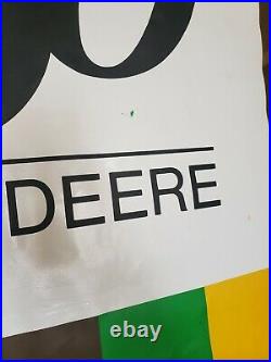 John Deere 150th Anniversary Rare Large 1987 vertical antique Banner 24X97