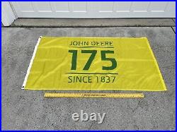 John Deere 175 Years Since 1837 Banner 30 By 40 Excellent New Condition