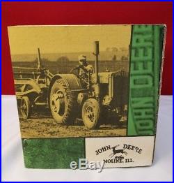 John Deere 1939 Model D Tractor Rubber 1/8 Scale Models Toy Signed by Joe Ertl