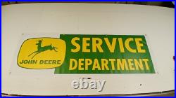 John Deere 1950's Vintage Style SERVICE DEPARTMENT Banner Sign Display 2 Sizes