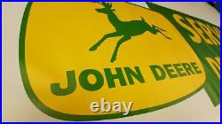 John Deere 1950's Vintage Style SERVICE DEPARTMENT Banner Sign Display 2 Sizes
