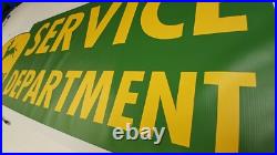 John Deere 1950's Vintage Style SERVICE DEPARTMENT Banner Sign Display 2 Sizes