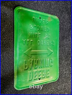 John Deere 2-Piece Metal Signage 15-1/4 x 9-1/4 & 18 x 12 Green/Yellow