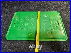 John Deere 2-Piece Metal Signage 15-1/4 x 9-1/4 & 18 x 12 Green/Yellow