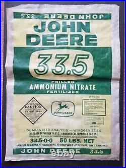 John Deere 33.5 Ammonium Nitrate Fertilizer Plastic Bag 50 Pounds Version 2