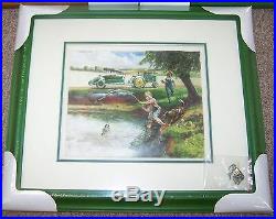 John Deere 3-d Framed Art Set Of 3 Pictures Coca Cola & Rea Ltd Boxed Retired